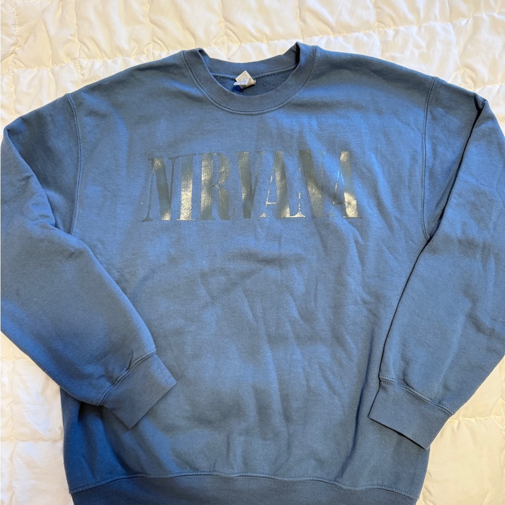 Nirvana Blue Crewneck